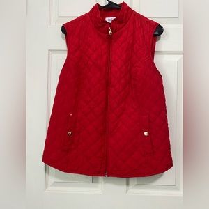 Red Womens Sleveless Vest Craft &Barrow